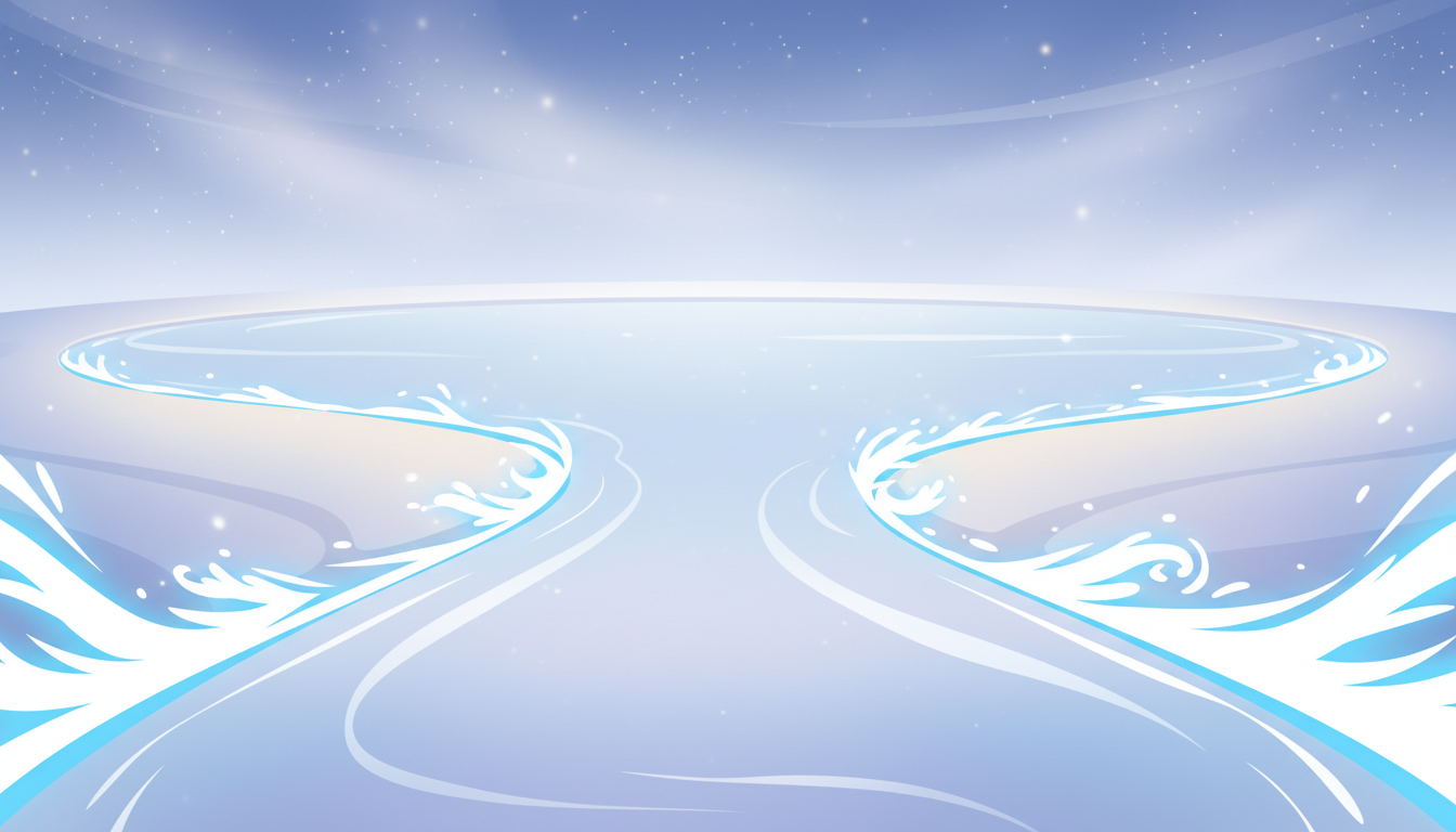 Ein Fluss aus beruhigendem Licht, der chaotische Energie glättet und Ruhe bringt.