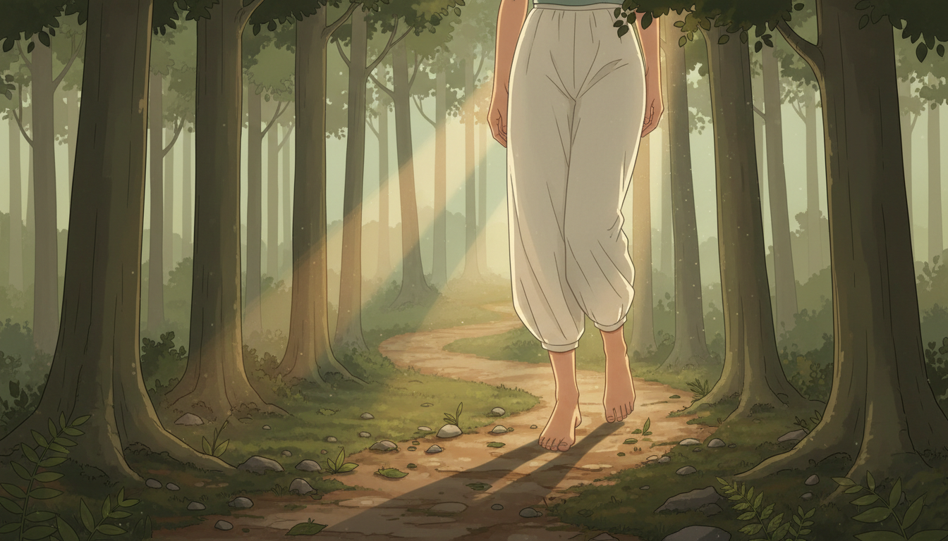 Gehmeditation: Eine einfache Anleitung für Achtsamkeit in Bewegung